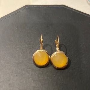Yellow earrings